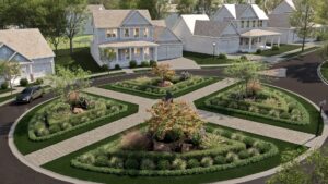 Community common area plantings