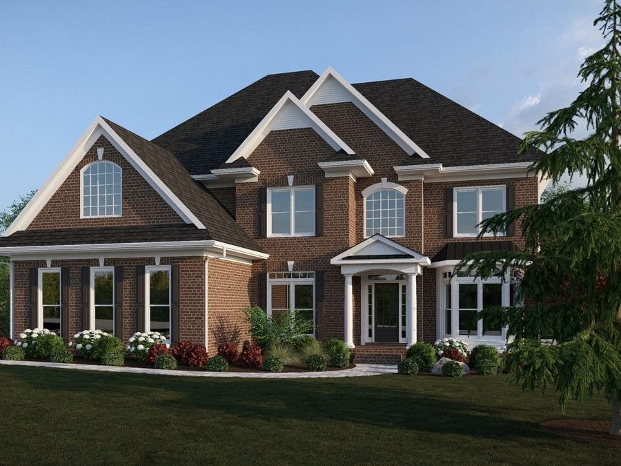 3D design of a front yard landscape